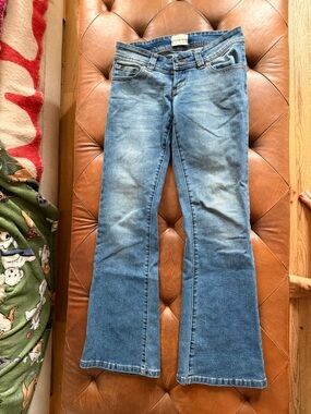 Brand 00 super low flare Women's Blue Flared Jeans